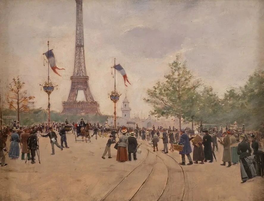 Entr E de L Exposition Universelle de 1889