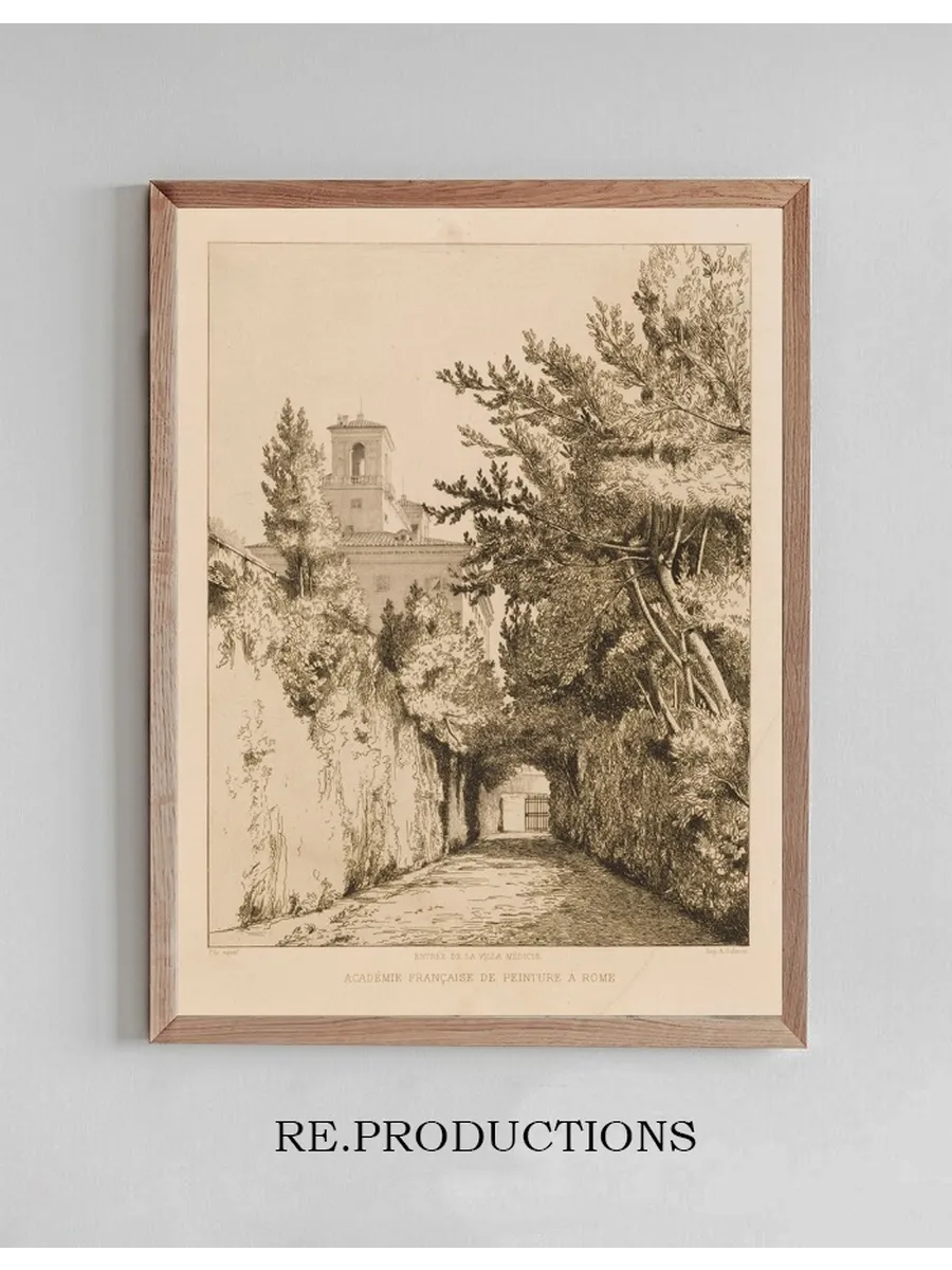 Entr E de la Villa Medicis, Acad Mie Fran Aise de Peinture Rome