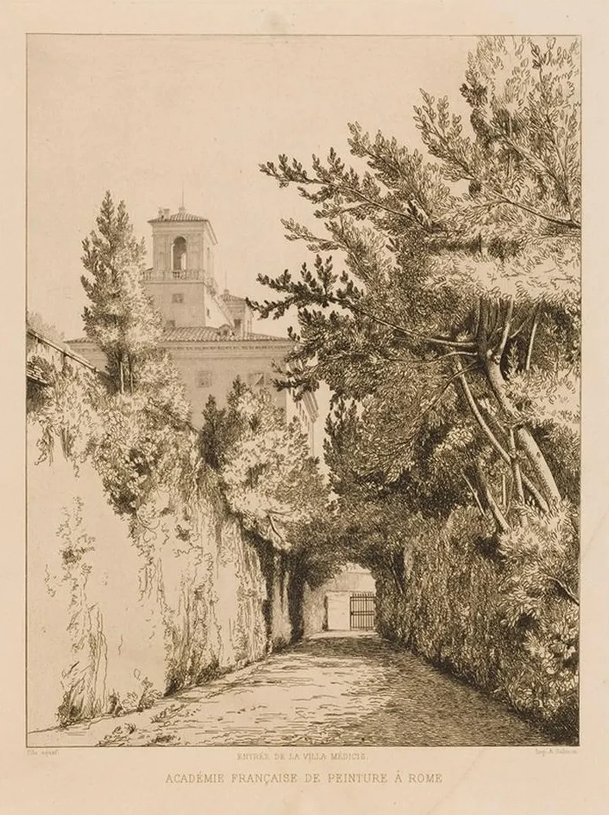 Entr E de la Villa Medicis, Acad Mie Fran Aise de Peinture Rome