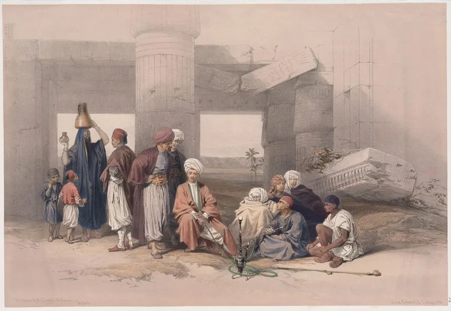 Entrance of the Temple of Amun, Thebes