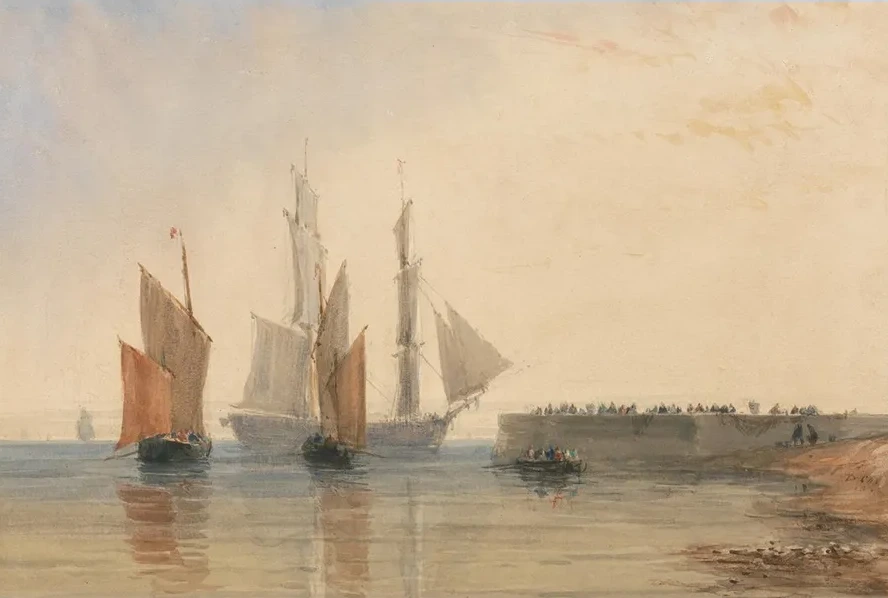 Entrance to Calais Harbour