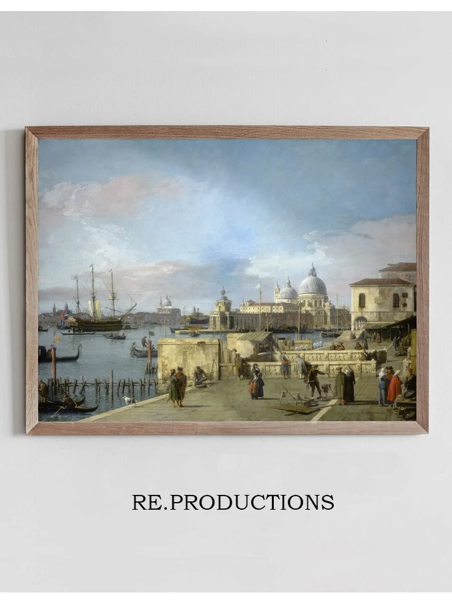 Entrance to the Grand Canal from the Molo,venice