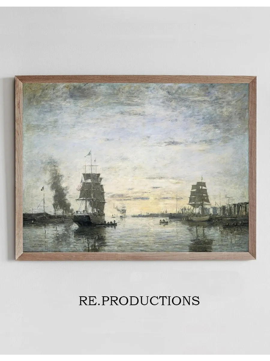 Entrance to the Harbor,Le Havre
