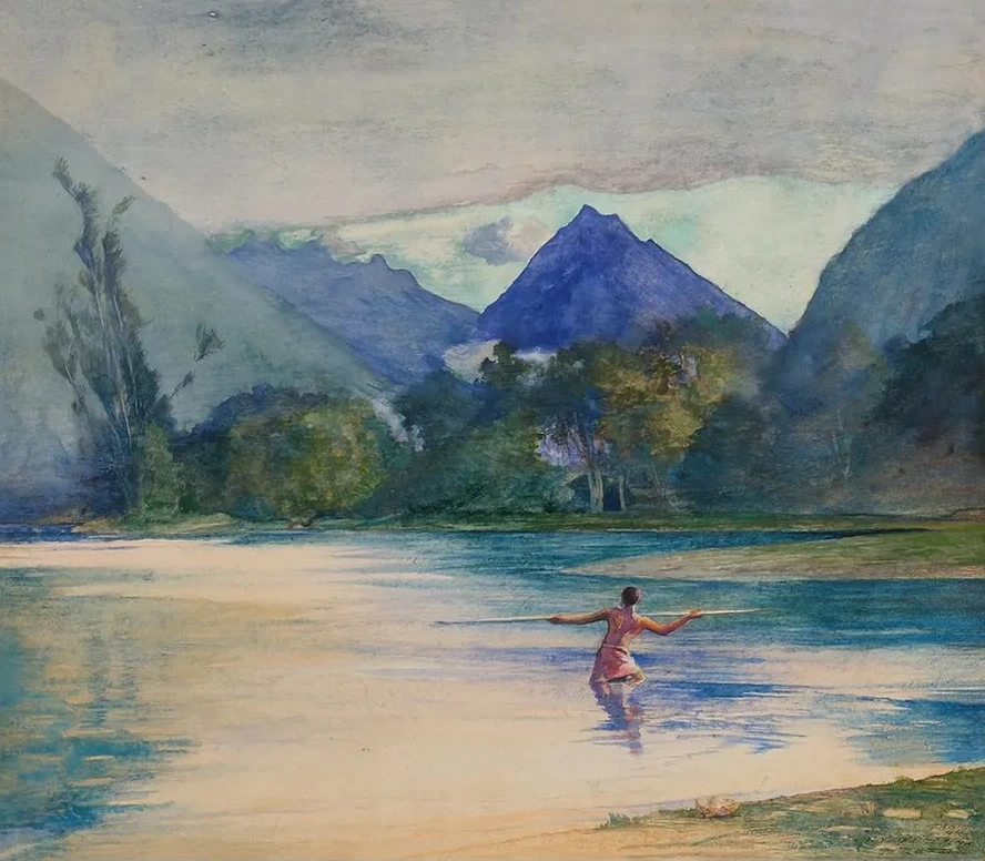 Entrance to the Vai - Te - Piha River, Cook's Anchorage