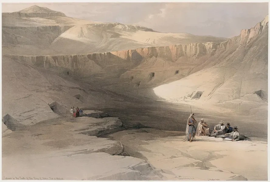 Entrance to the Tombs of the Kings of Thebes. Bab - El - Malouk B B N Al - Mul K
