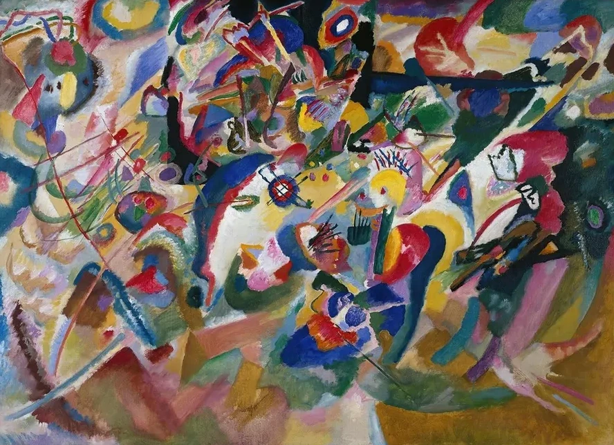 Entwurf 3 zu Komposition VII