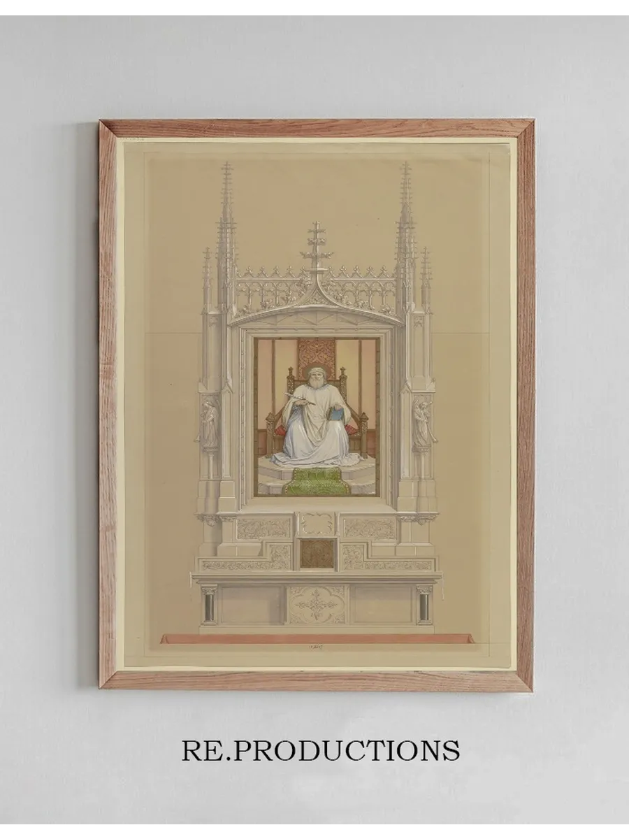 Entwurf Eines Bartholom Us - Altars F R Den Frankfurter Dom