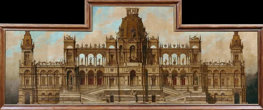 Entwurf F R Einen Palast Fassade