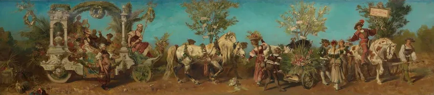 Entwurf zum Festzug 1879 Der Gartenbau