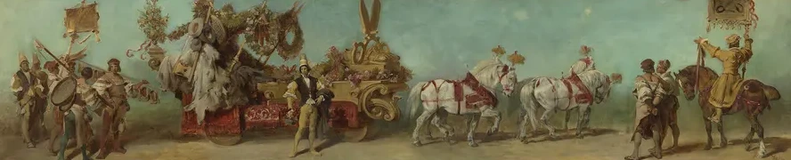 Entwurf Zum Festzug 1879 Die Bekleidungsindustrie
