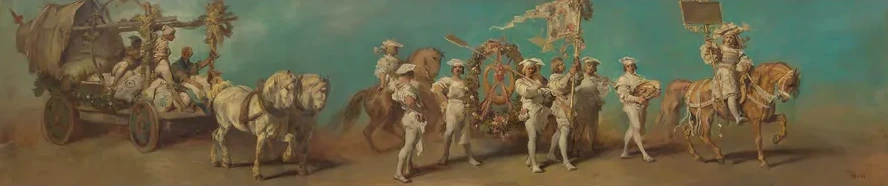 Entwurf zum Festzug 1879 Die M ller und B cker