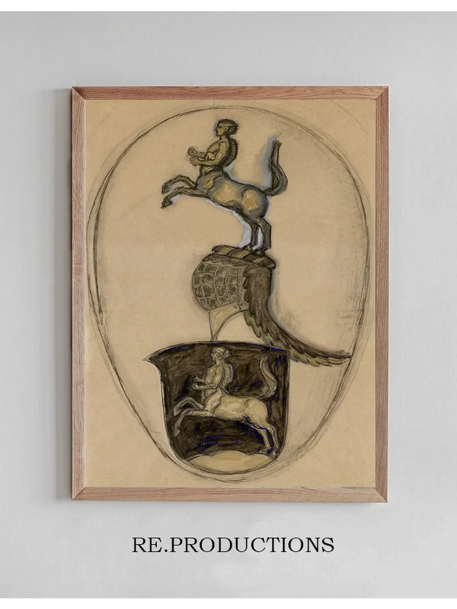 Entwurf Zum Wappen von Franz von Stuck