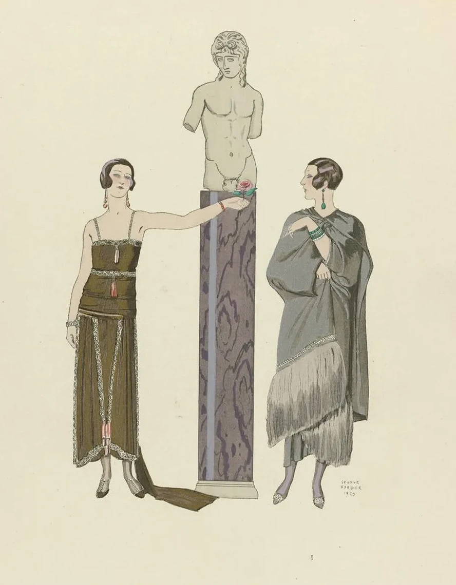 Eros Robe et Manteau, Pour le Soir, de Worth