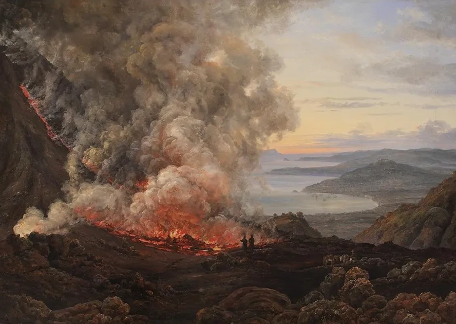 Eruption of the Volcano Vesuvius