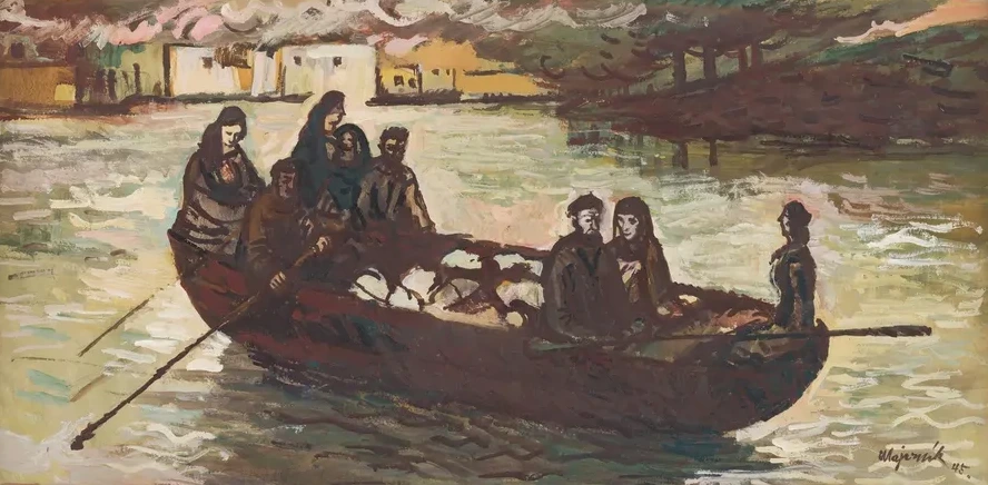Escape From A Burning Village