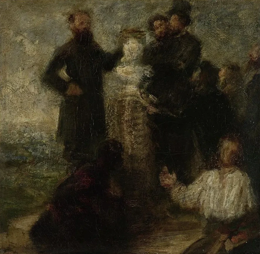 Esquisse Pour L Hommage Delacroix