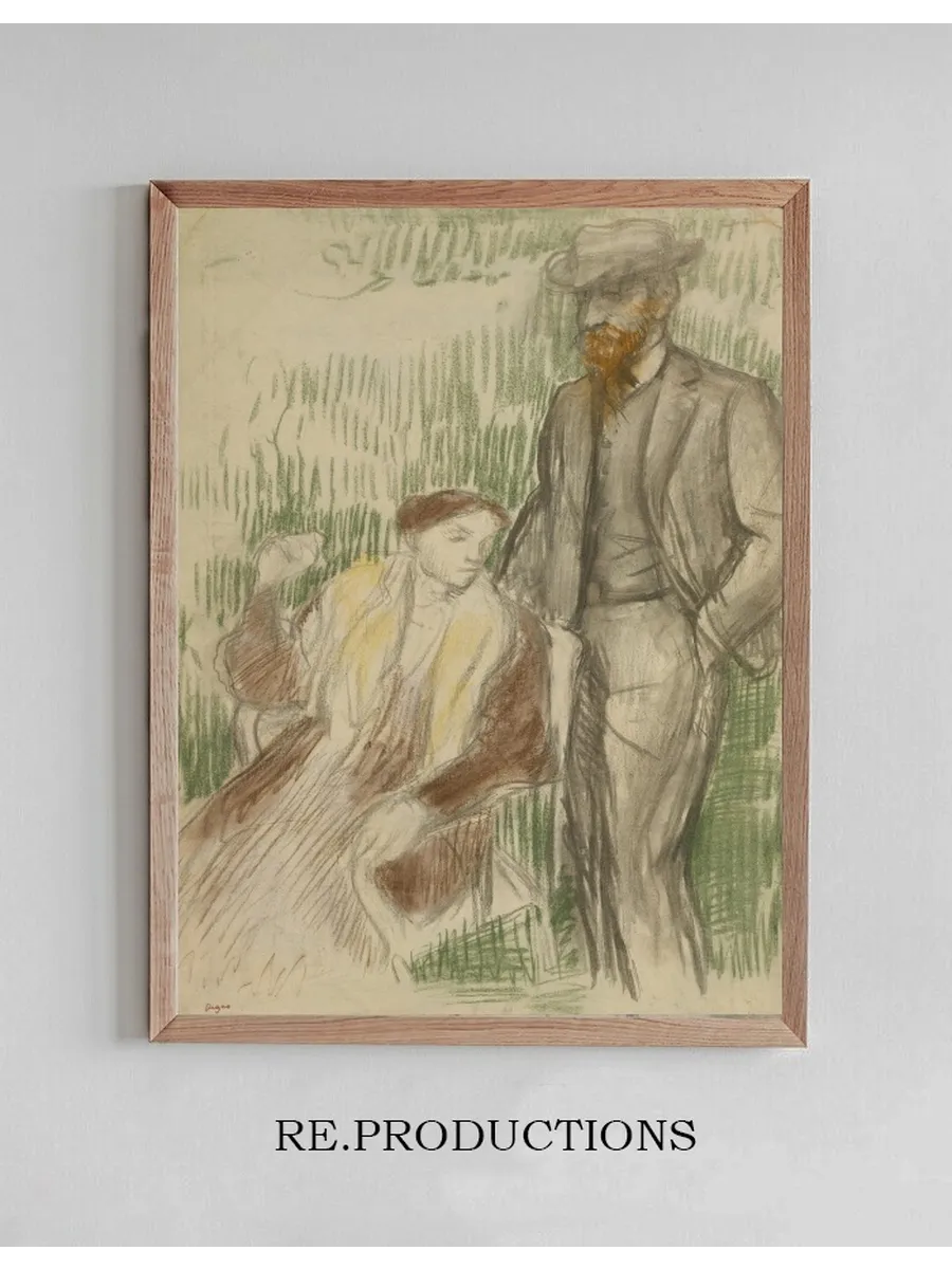 Esquisse Pour Un Portrait de M. et Mme. Louis Rouart