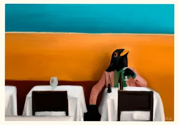 Estelle Graf - Lunch alone