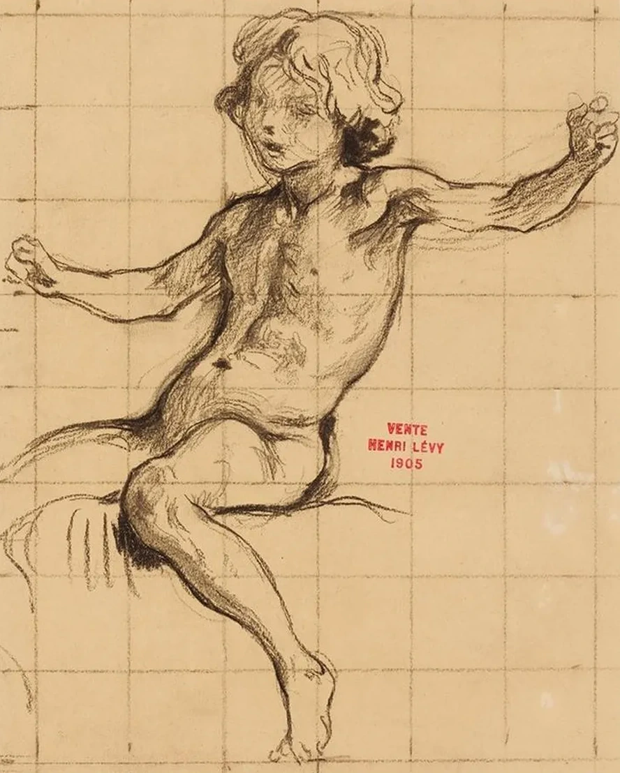 Etude D Enfant Assis