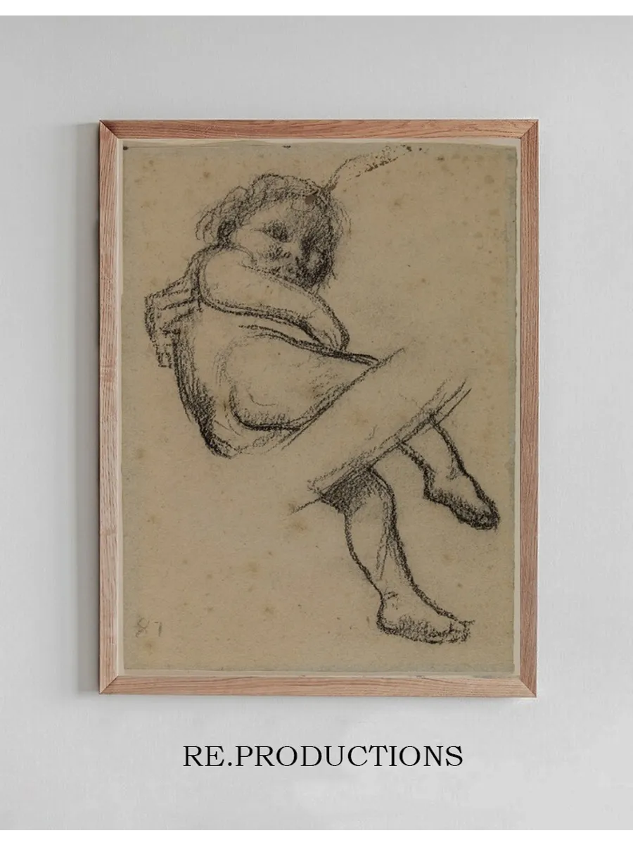 Etude D Enfant Pour L Enfance de Sainte Genevi Ve