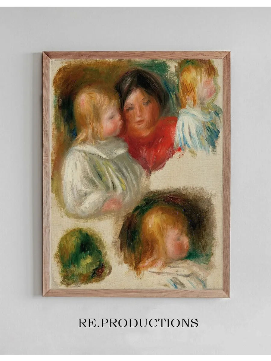 Etude D Enfants et Jeune Femme