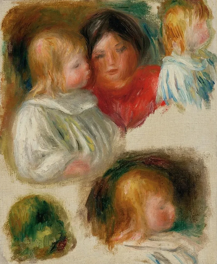 Etude D Enfants et Jeune Femme