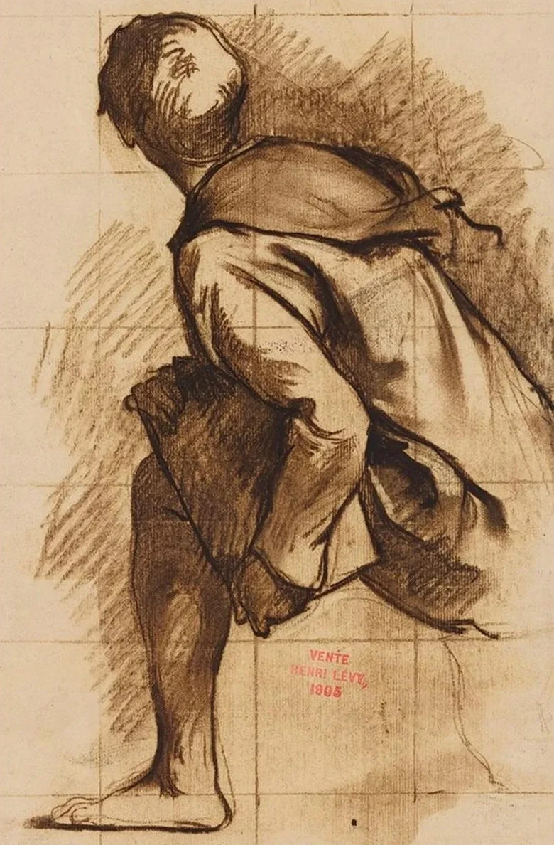 Etude D Un Moine de Dos
