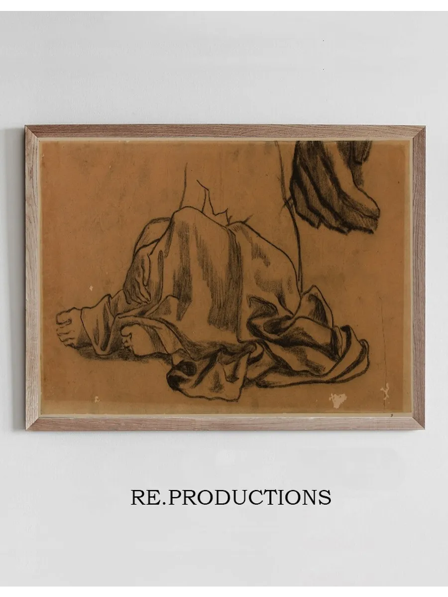 Etude de Draperie et Tude de Doigts