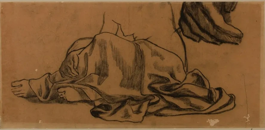 Etude de Draperie et Tude de Doigts