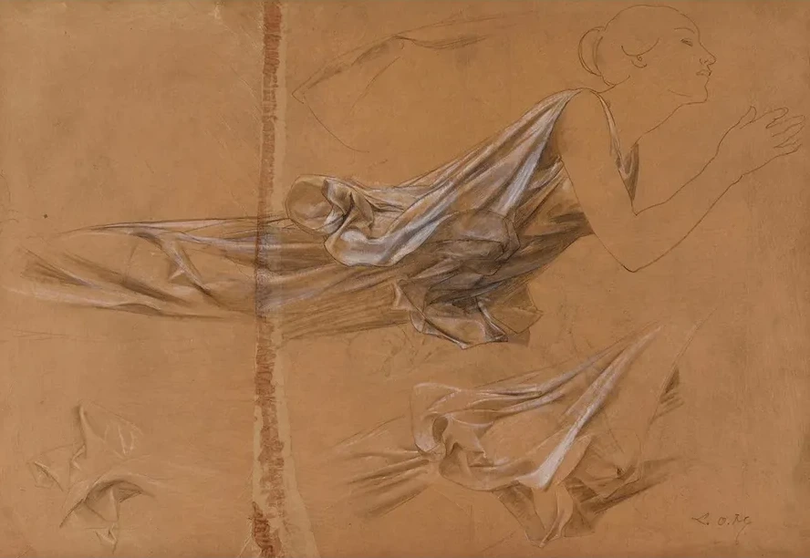 Etude de Femme Drap E et Tude de la Draperie