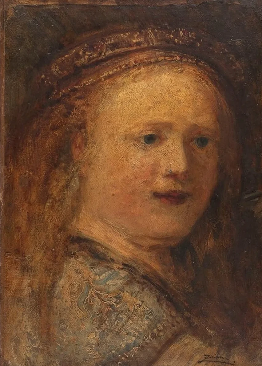Etude de Femme, Copie D Apr's Rembrandt