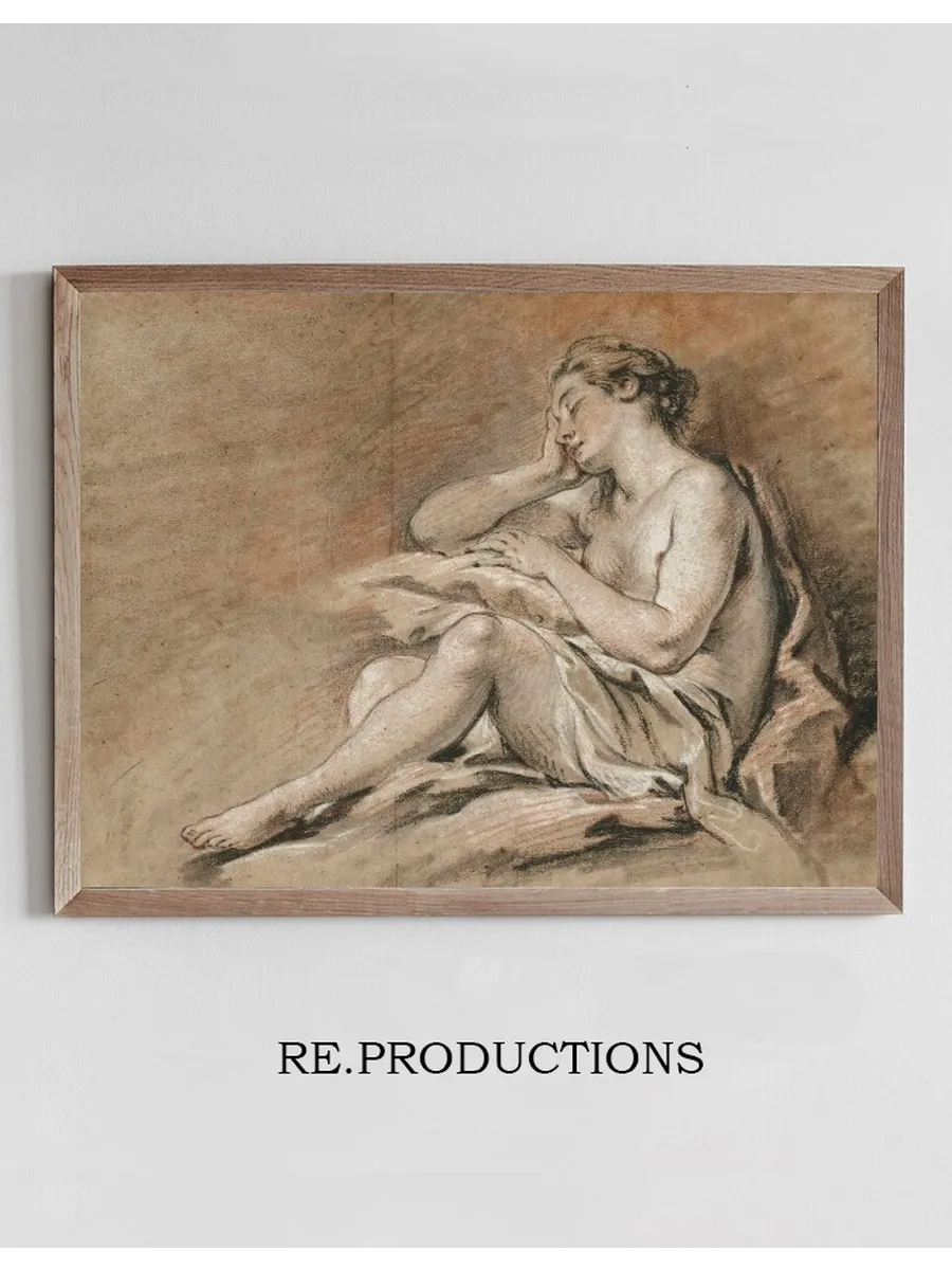 Etude de Jeune Femme Endormie