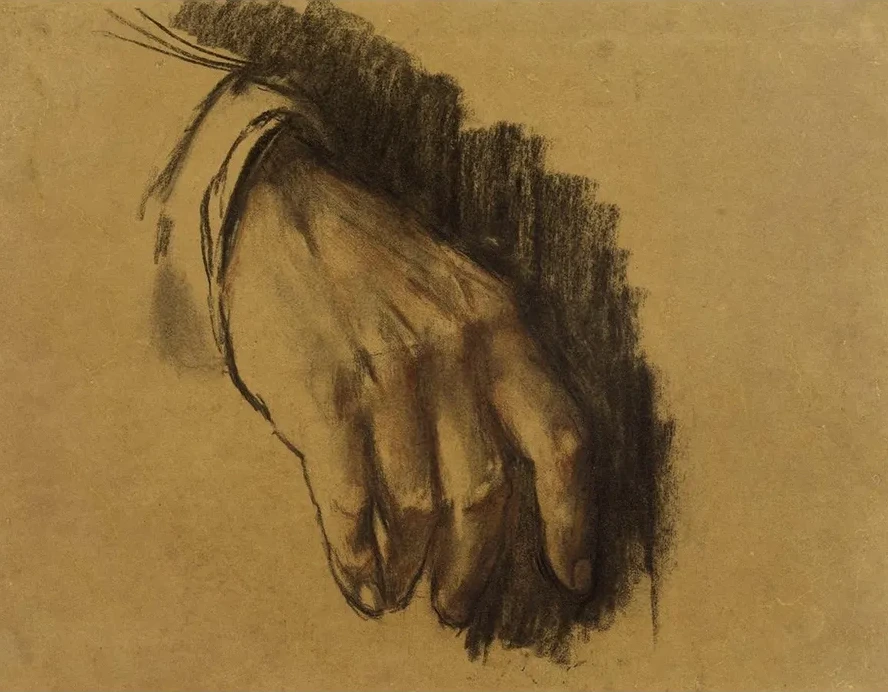 Etude de Main Retombant