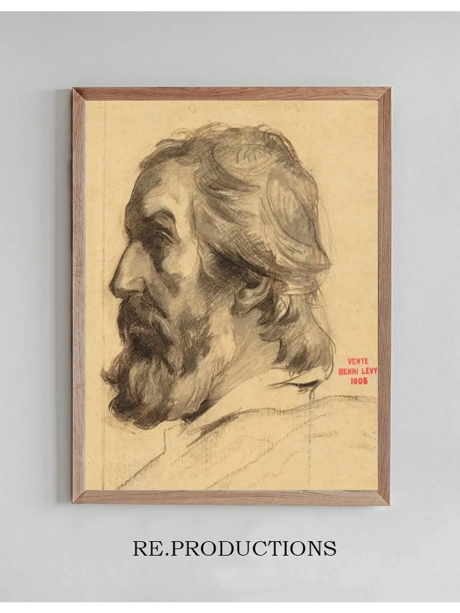 Etude de T Te D Homme de Profil