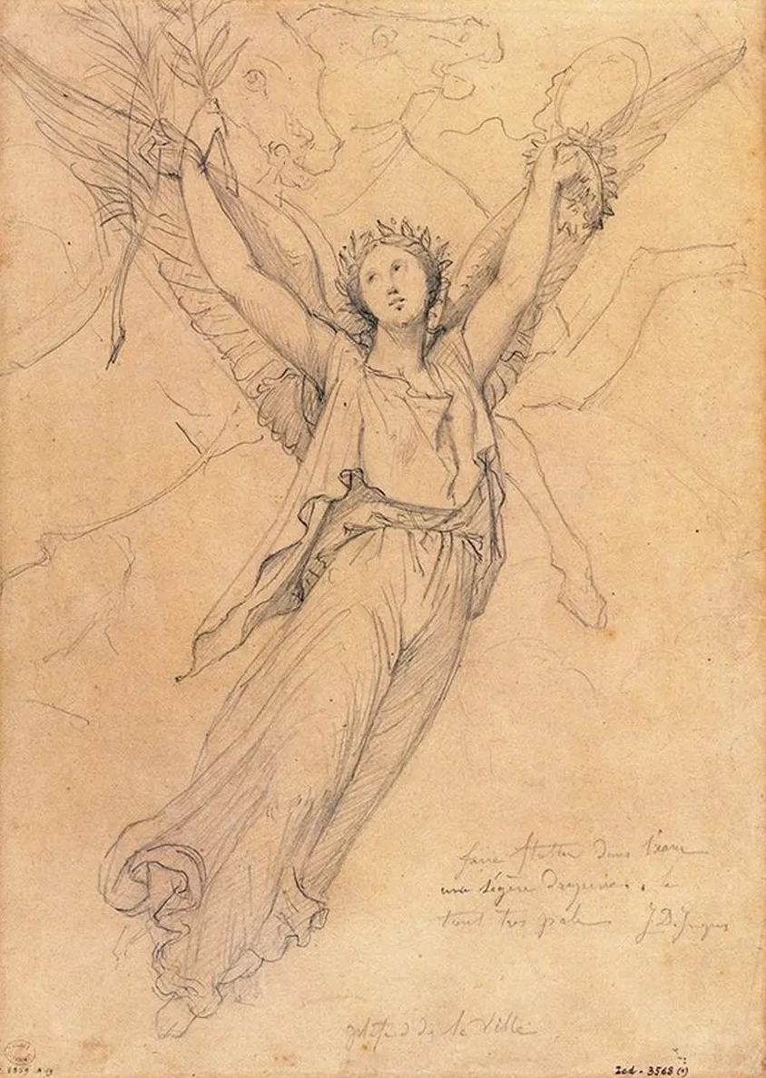 Etude pour L apoth ose de Napol on Ier