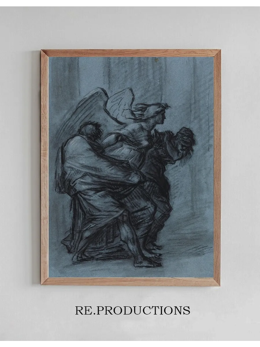 Etude Pour la Justice et la Vengeance Divine Poursuivant le Crime