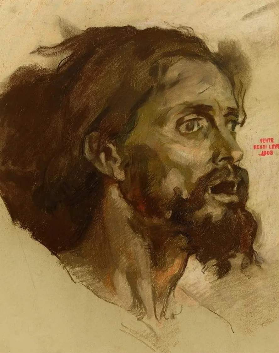 Etude Pour Un Visage D Homme Barbu