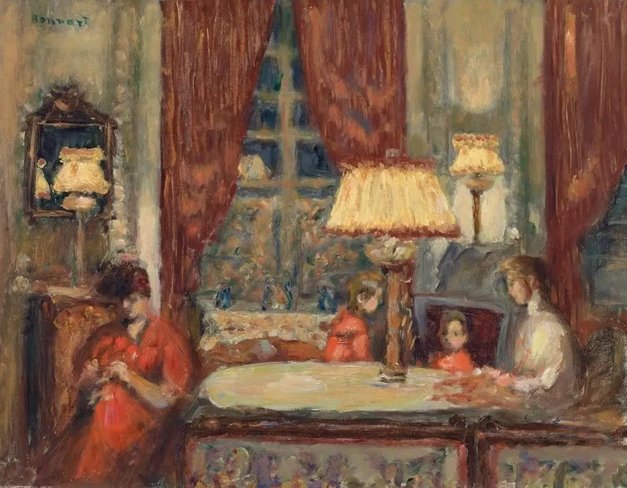 Evening Under the Lamps (la Soir E Sous les Lampes)