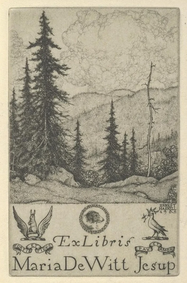 Ex Libris Maria DeWitt Jesup