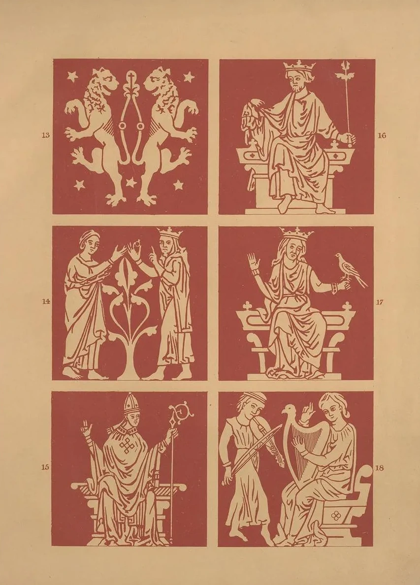Examples of Encaustic Tiles Pl.02
