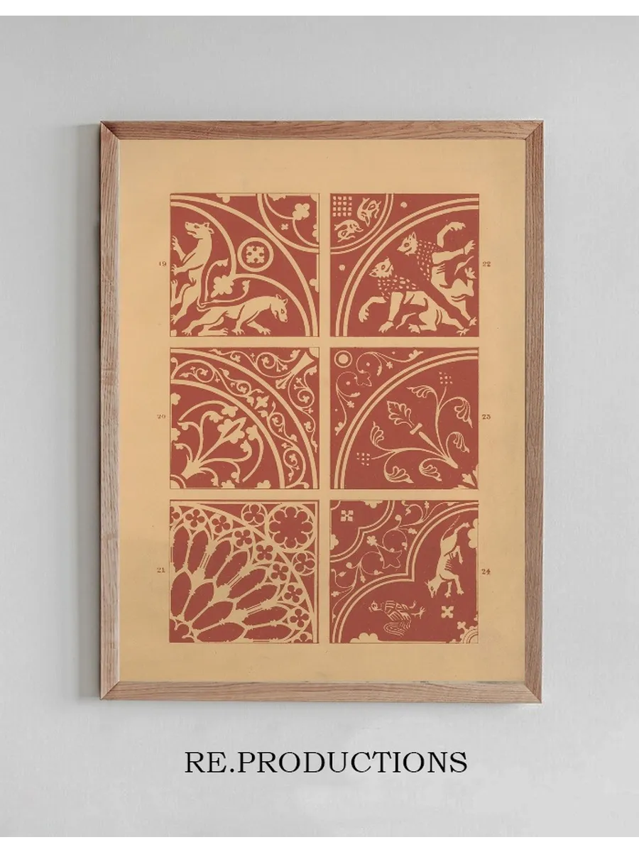 Examples of Encaustic Tiles Pl.03