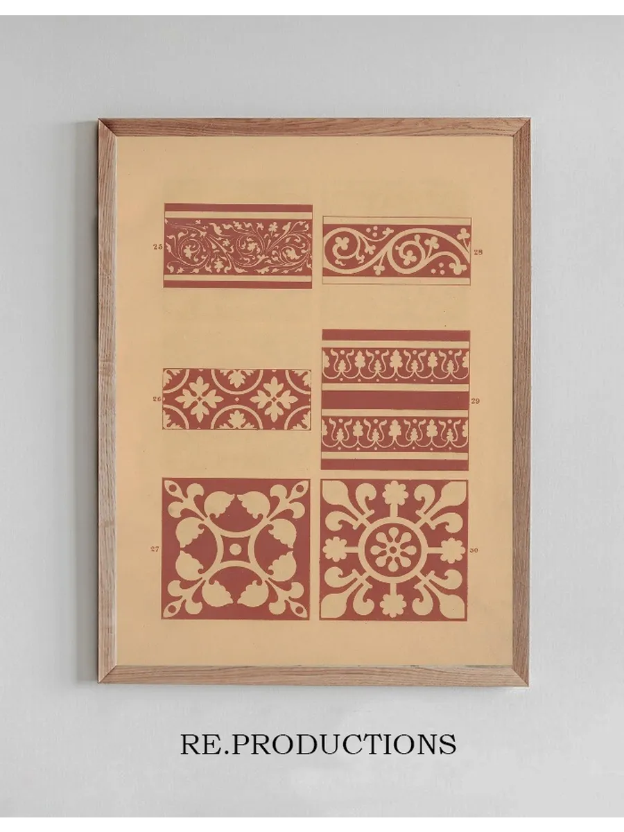 Examples of Encaustic Tiles Pl.04