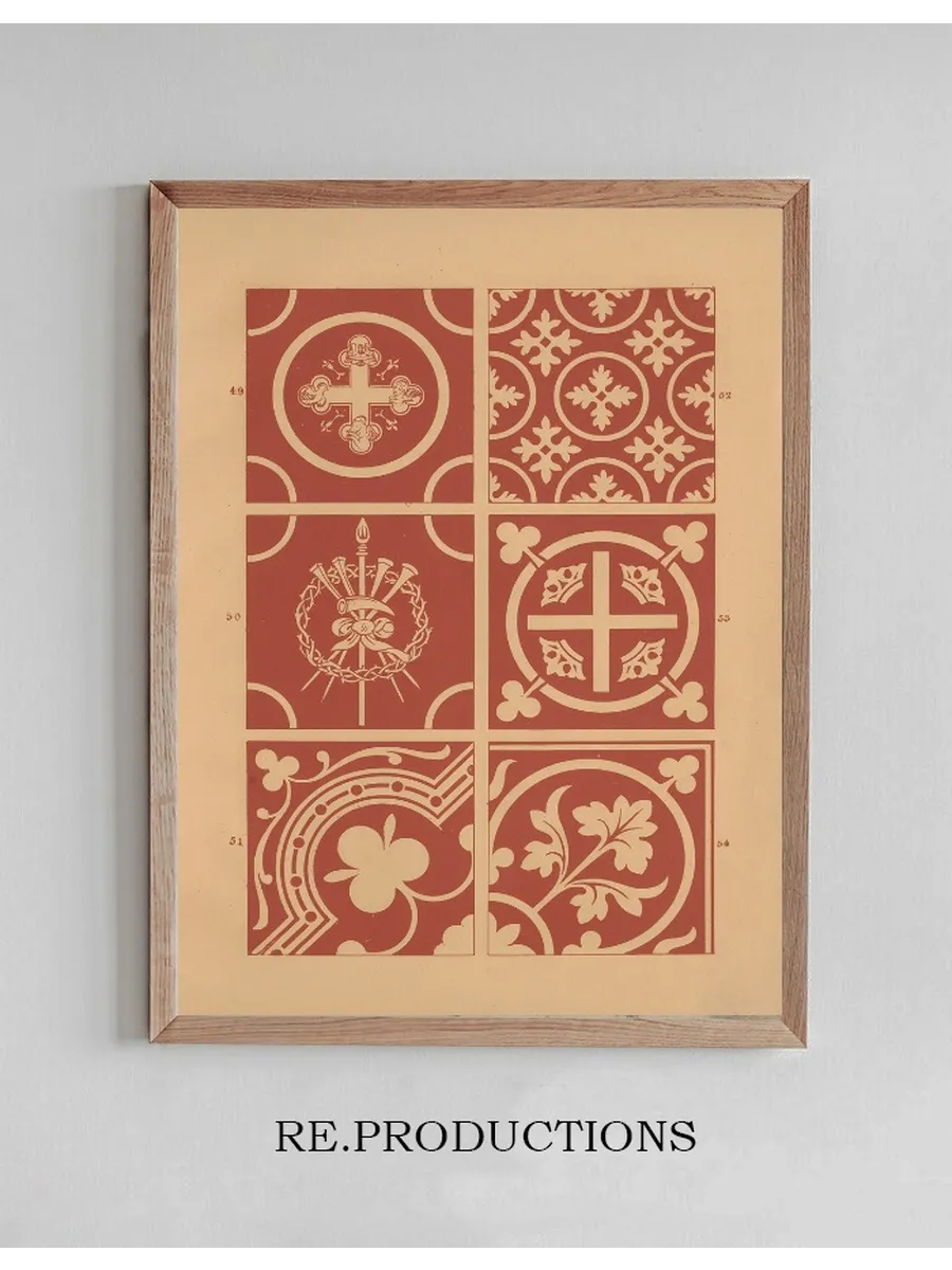 Examples of Encaustic Tiles Pl.08