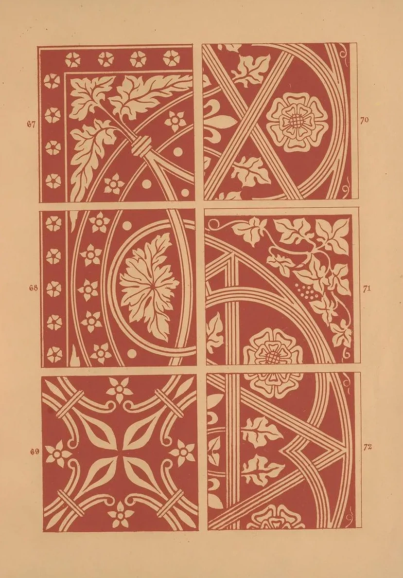 Examples of Encaustic Tiles Pl.11