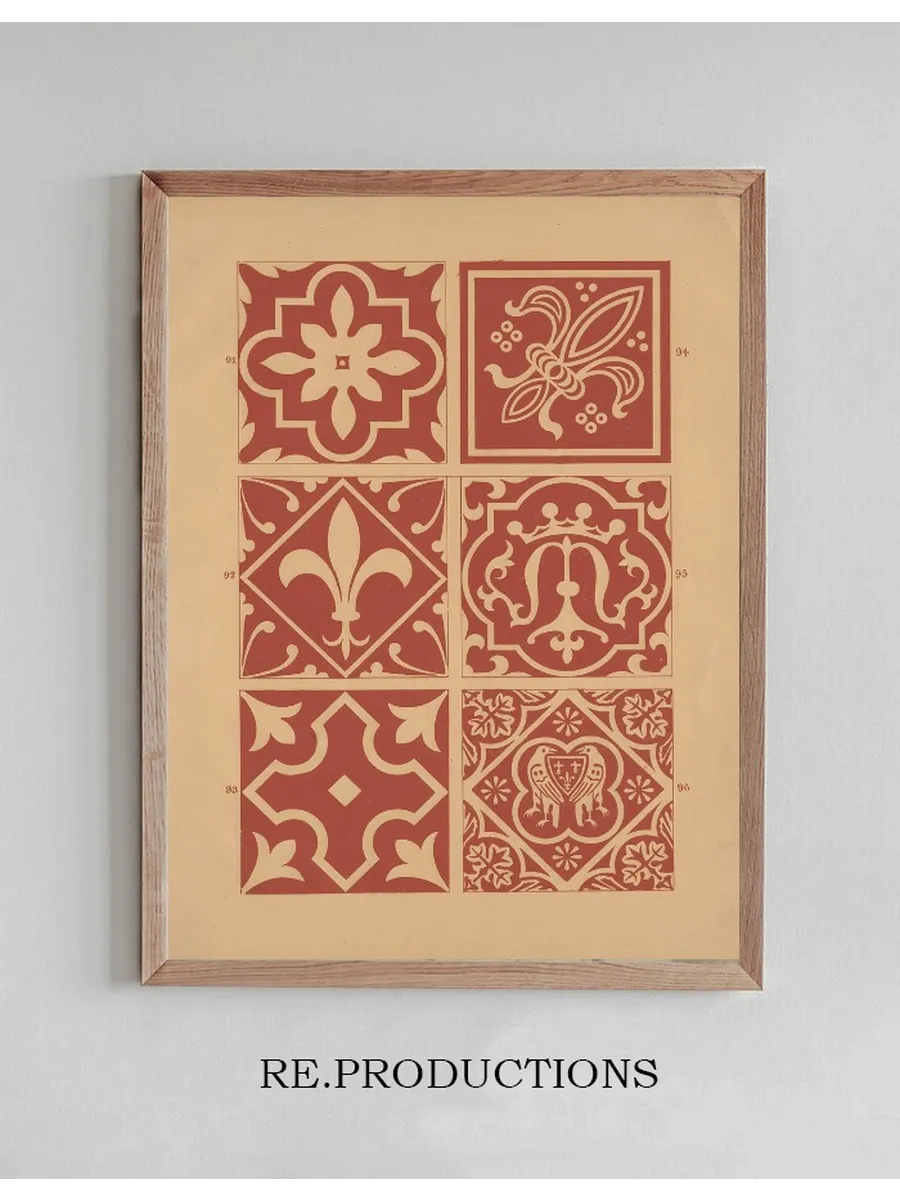 Examples of Encaustic Tiles Pl.15