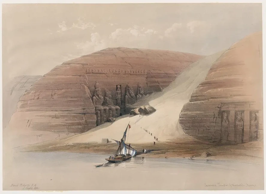 Excavated Temples of Aboosimble Ab Sunbul, Nubia