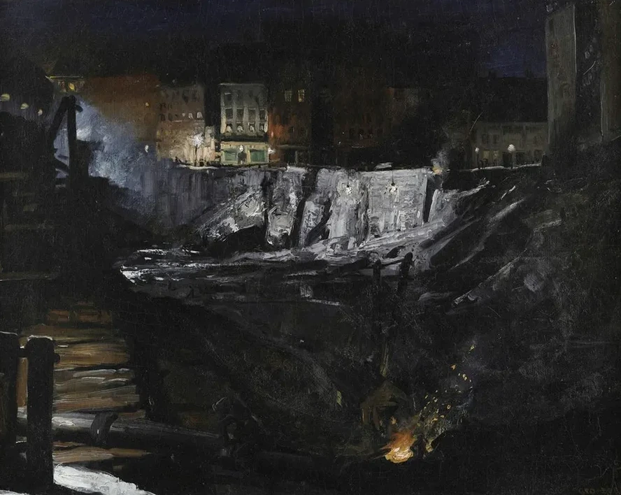 Excavation at Night