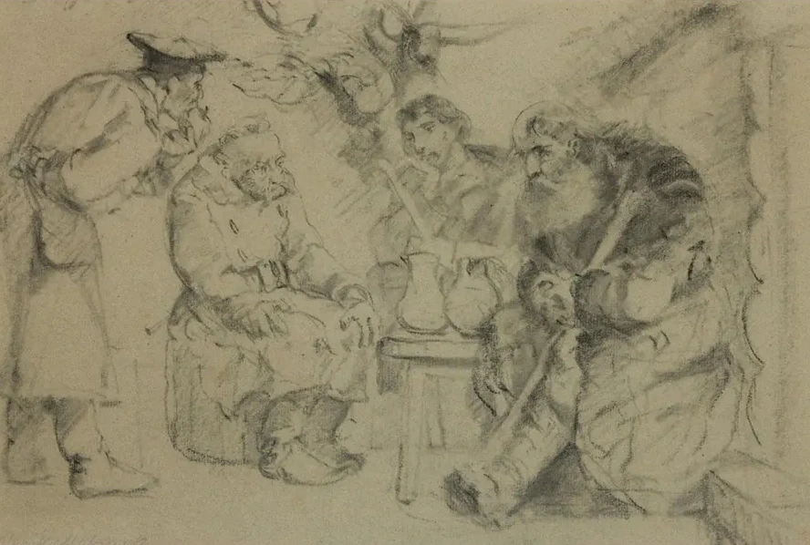 Exiles During a Meal