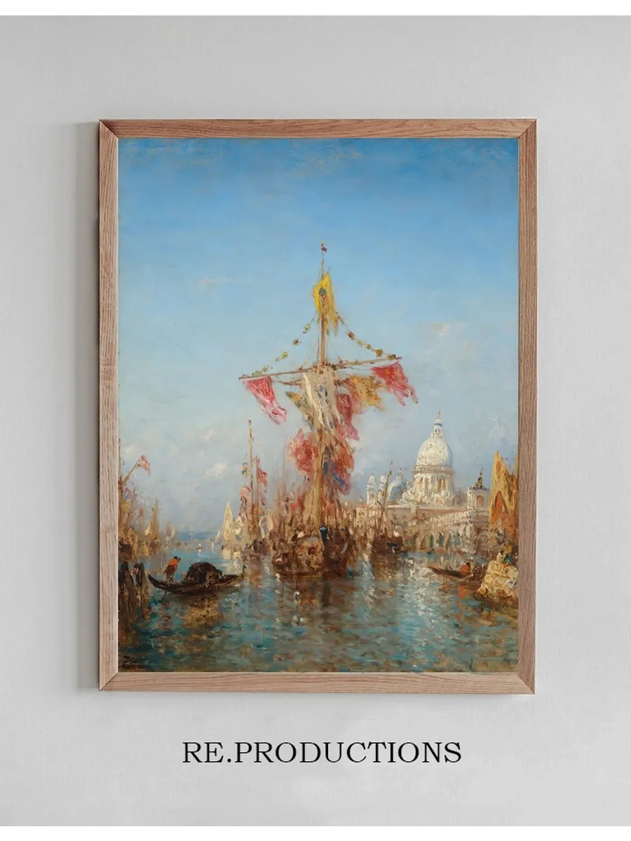 F Te de L Assomption Devant la Douane, Venise