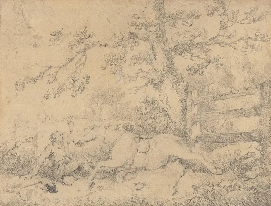 Fallen Horse and Rider, The Hunt Disappearing Left